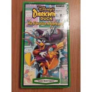 Disney's Darkwing Duck Comic Book Capers VHS 1993 - New & Sealed